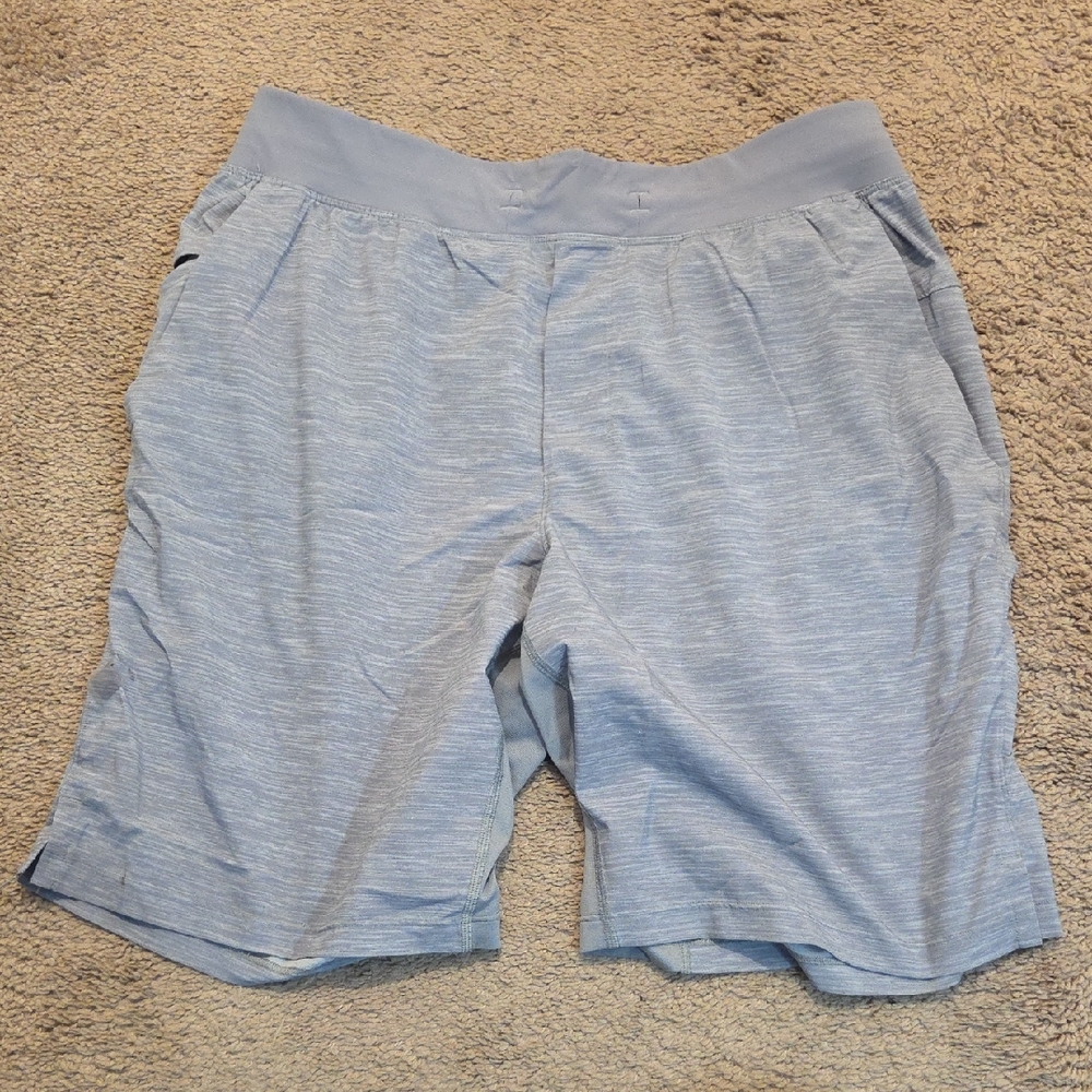 lululemon athletica Men's Heathered Gray Athletic Shorts